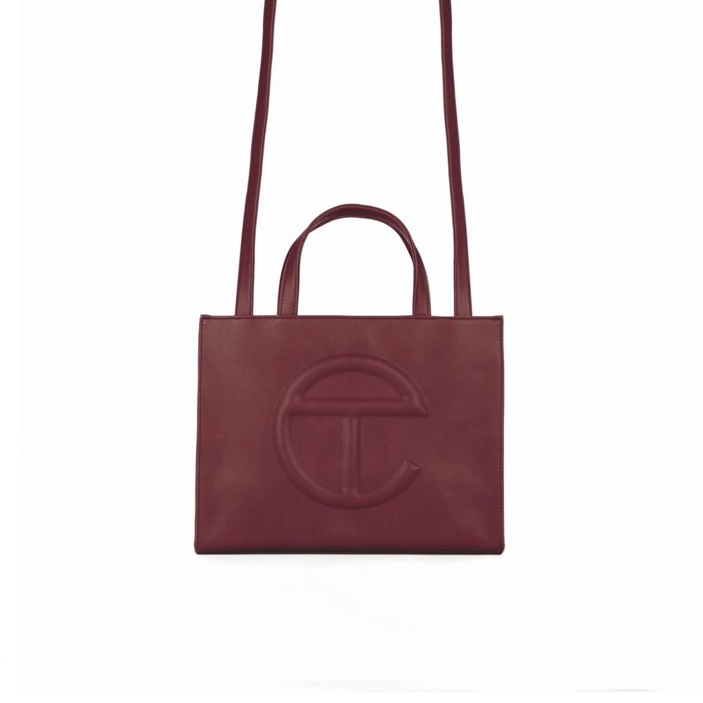 Telfar Medium Oxblood Shopping Bag